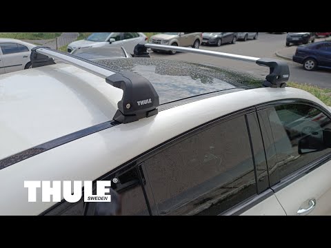 Roof rack bar with fix point Thule Wingbar Edge Mercedes-Benz GLE