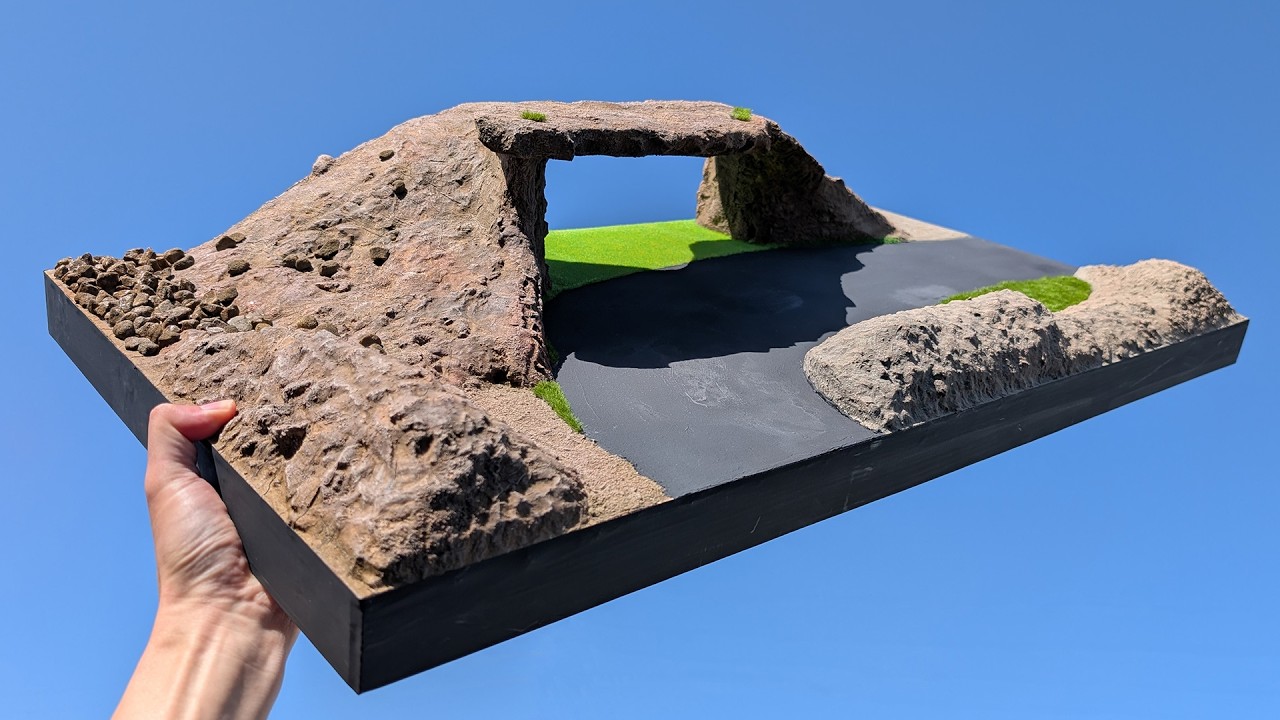 軽量なジオラマコースを作る