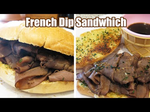 FRENCH DIP SANDWICH (a Roast Beef Sandwich) is SUB Sandwich + DELI Sandwich COMBO! - Homeycircle