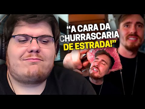 CASIMIRO REAGE: GABA NA CHURRASCARIA DENTRO DO ESTÁDIO DO CANINDÉ | Cortes do Casimito