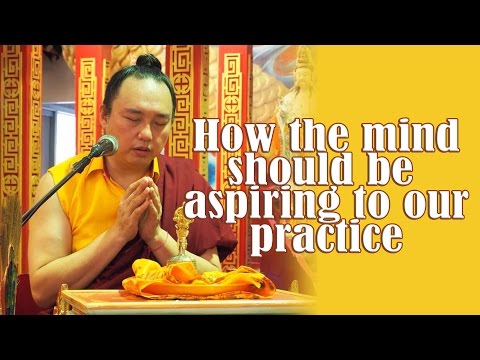 Full Teaching on 30 Jun 2016 - How the mind should be aspiring to our practice