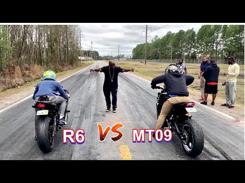 Yamaha MT 09 VS Yamaha R6