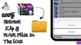 How To Extract Zip & RAR Files In The iOS (No Jailbreak Or Computer Required) in urdu Hindi