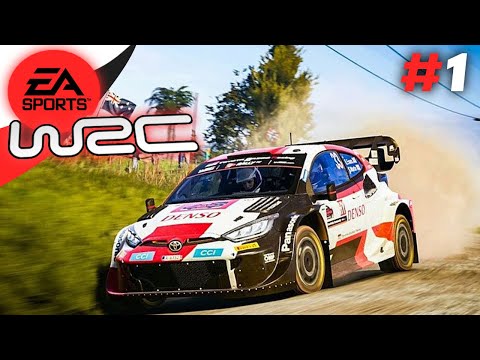 OUR TOUGHEST JOURNEY BEGINS! EA Sports WRC Career Mode | Part 1