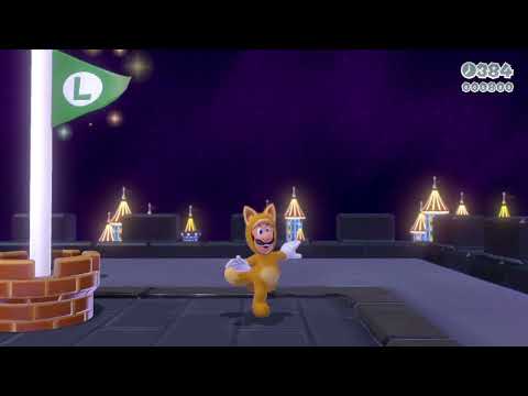 Super Mario 3D World (Switch) 8-4 Speedrun - Time: 16 (TWR)