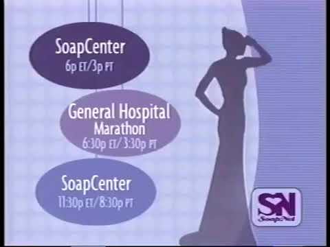 SoapNet — Up Next bumper: SoapCenter / General Hospital Marathon / SoapCenter (2001)