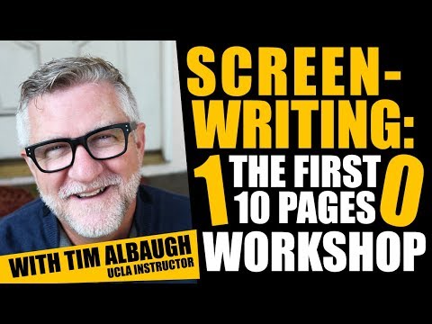 Screenwriting: The First 10 Pages with Tim Albaugh