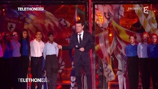 Marc Lavoine et les enfants de Bondy chantent "Dis mois que l'amour" #Téléthon2015 - 04/12/2015