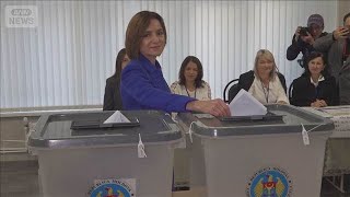 東欧モルドバで議会選挙の投票開始　親欧米派与党と親ロシア派野党が接戦(2025年9月28日)