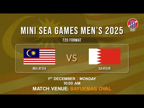 MINI SEA GAMES 2025 | T20i | BAHRAIN vs MALAYSIA | MATCH 9