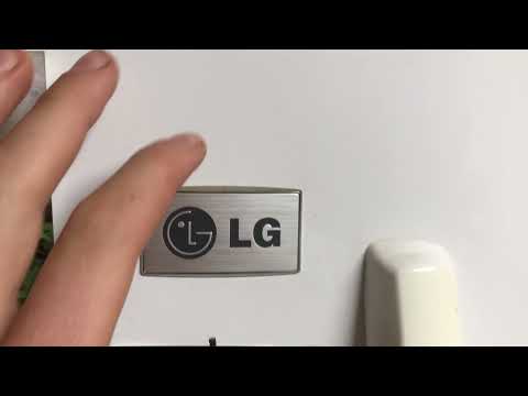 How to remove LG refrigerator light cover to change light bulb.