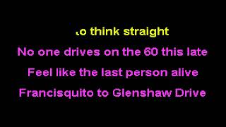 the mountain goats - southwestern territory (karaoke)