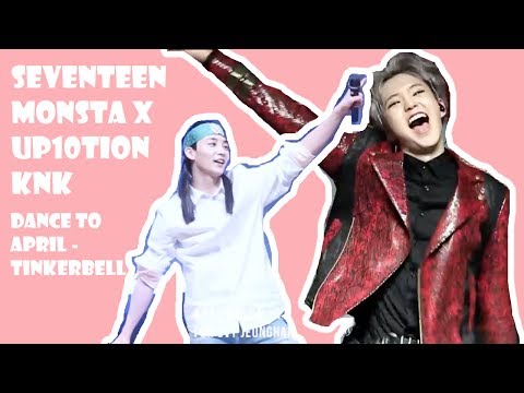 별별별춤 CUTE!! These Boygroups Dance to APRIL - TINKERBELL  (SEVENTEEN MONTA X KNK UP10TION)