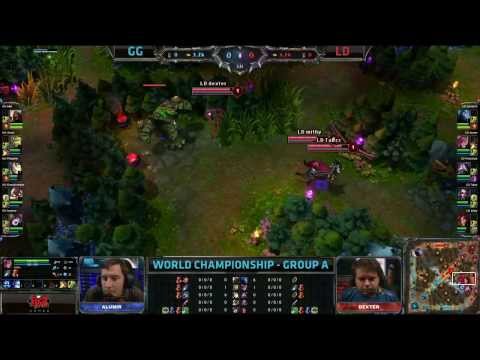 GG vs LD | GamingGear.EU vs Lemondogs Worlds 2013 Day 5 Group A | Season 3 championship D5G4 VOD