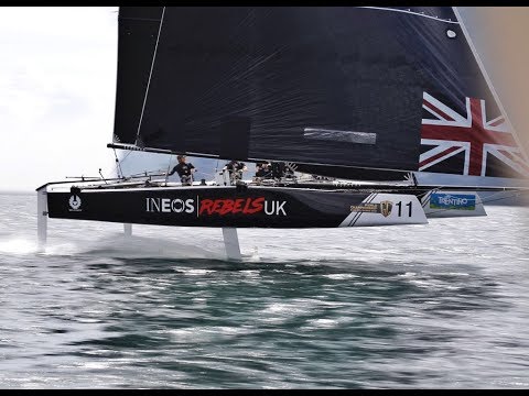 GC32 World Championship 2018  - Day 1- INEOS Rebels UK surprise early lead