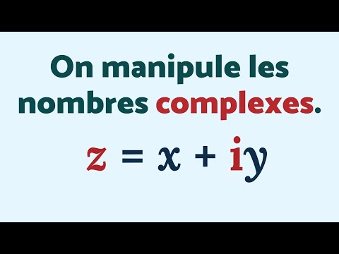 i² = -1  DOMPTER LES NOMBRES COMPLEXES