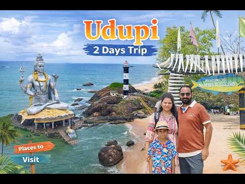 Udupi Travel Vlog | St. Mary's Island, Kaupu LightHouse-Malpe Beach&Murdeshwar , #udupi #karnataka