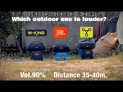 JBL Boombox 3 vs Wking D20 (X20) vs Tribit SormBox Blast 2 (Which one is louder outside?)