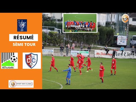 RÉSUMÉ COUPE DE FRANCE : AS TOURLAVILLE  - SU DIVES CABOURG (1-2)