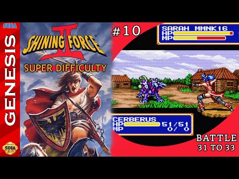 Shining Force 2 Super Difficulty | PART 10, Battle 31 to 33 | Full Game, Every Mithril Ore