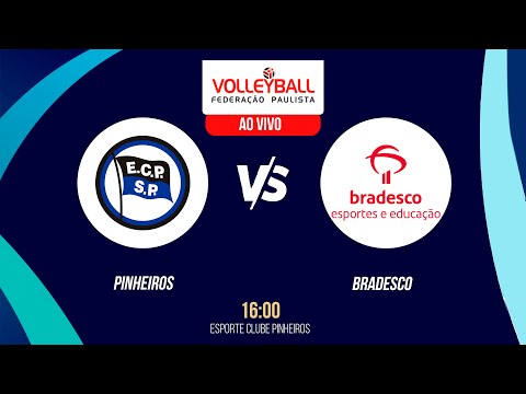 22/11/2023 - Vôlei Sub  15 - Pinheiros x Bradesco