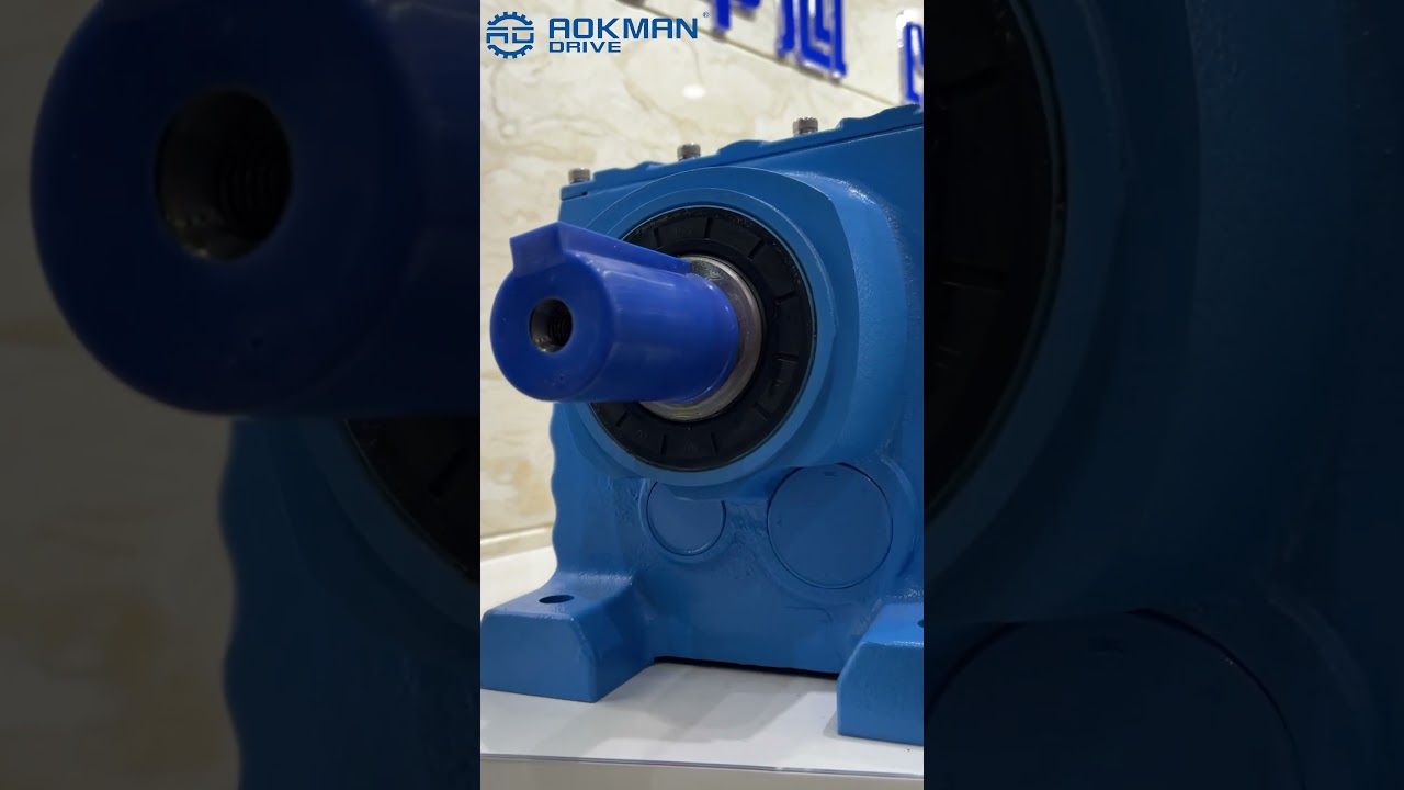 The R Series Helical Gear Reducer #machine #industrialautomation #gearbox