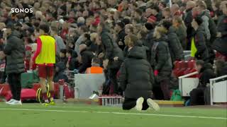 Epic Reactions On Mohamed Salah Goals. Pep falls to his knees at Anfield.