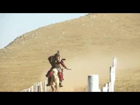 Mongolian horseback archery