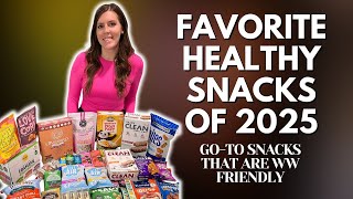 My Favorite Healthy Snacks for Weight Loss (2025) Weight Watchers Points | New Challenge & Step Bet!