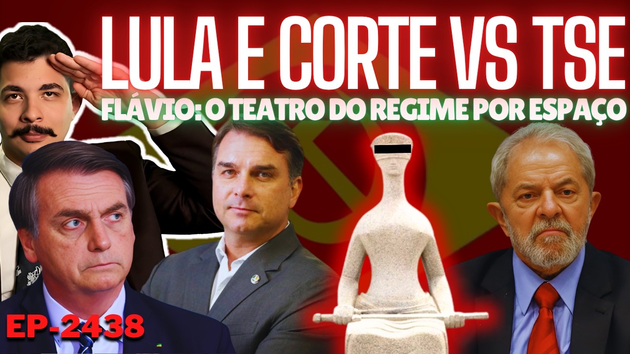 GLOBO: Lula TERÁ APOIO da Corte CONTRA o TSE + Flávio: o TEATRO do REGIME Em Busca de ESPAÇO.