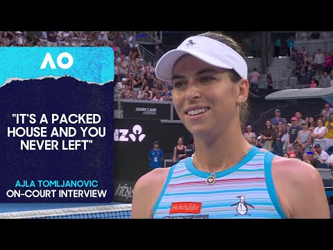 Ajla Tomljanovic On-Court Interview | Australian Open 2026 First Round