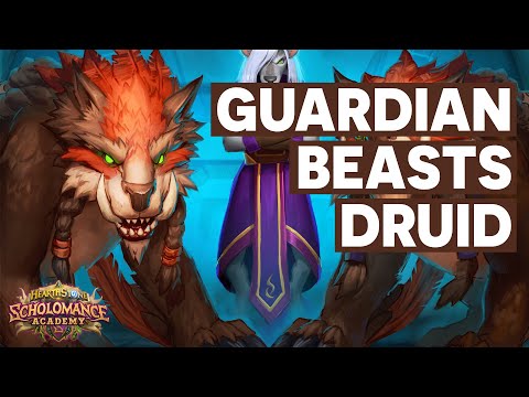 Hearthstone - Cheating Out Big Beasts! - Guardian Druid Standard Gameplay