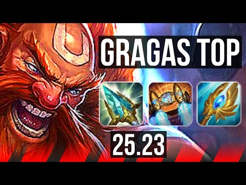 GRAGAS vs SETT (TOP) | 10 solo kills, 45k DMG, 15/4/12 | EUW Diamond | 25.23