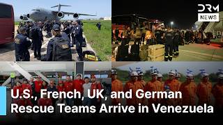 FULL ARRIVAL: U.S., French, UK, and German Rescue Teams Arrive in Venezuela After Earthquake | AL1B