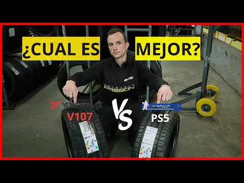 Which tire is better: MICHELIN PS5 or YOKOHAMA ADVAN V107? | We're doing a very accurate compari...