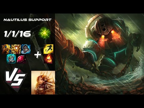SUPPORT Nautilus vs Leona - EU Challenger Patch 14.10