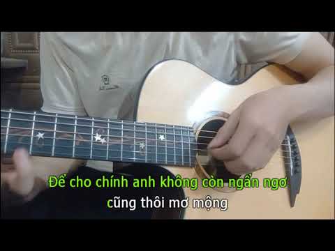 Karaoke Dù Cho Mai Về Sau (Guitar solo beat tone nam) - buitruonglinh