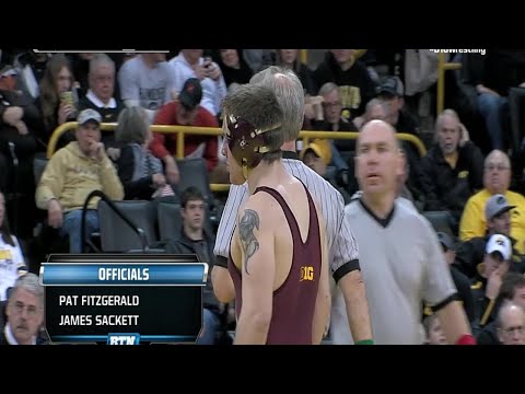 Big Ten Rewind: 2014 Wrestling - 149 LBs - Minnesota's Nick Dardanes vs. Iowa's Brody Grothus