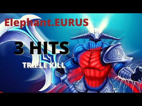 Elephant.Eurus Sven 3 Clics - TRIPLE KILL - INSANE PLAYS - Dota 2021