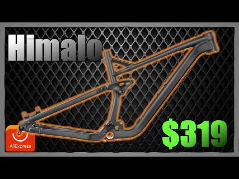Himalo full suspension frame aliexpress #mtb #mtblife #specs #asmr #bikebuild #bikeframe
