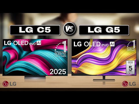 LG C5 vs LG G5 🔥 4K OLED TV Battle of 2025 | EVO | Full Specs Reviews & Comparison