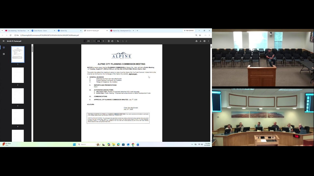 Planning Commission - August 4, 2026