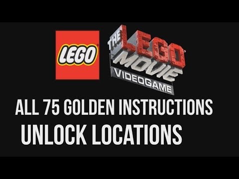 ALL 75 Golden Instruction Pages guide - The LEGO Movie Videogame