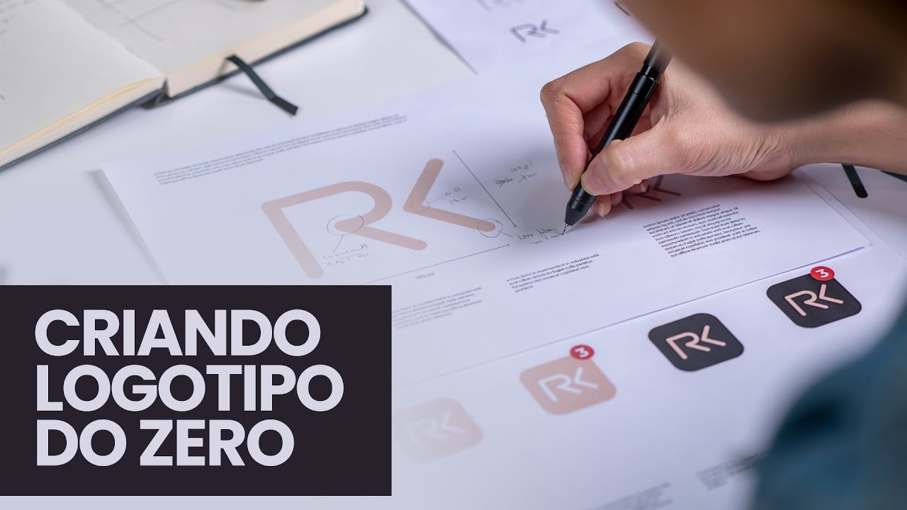 Criando projeto de logotipo do zero Direto no Illustrator // Logo Monograma