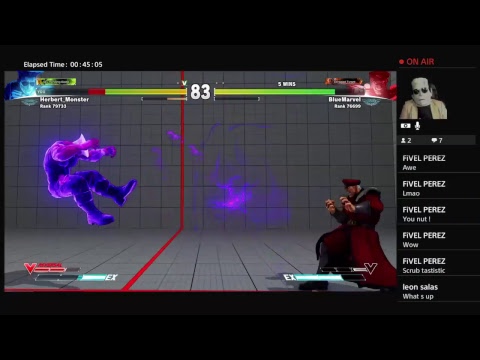 SFV Rank Matches w/Herbert Monster OCT 17th 2017