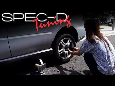 SPECDTUNING INSTALLATION VIDEO: 12v Electric Tire Change Kit