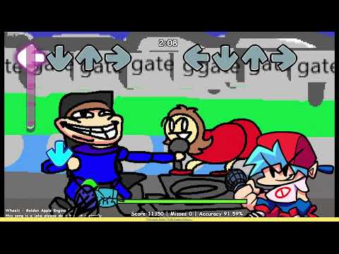 FNF vs Dave and Bambi  Golden Apple Edition - Wheels (FC)