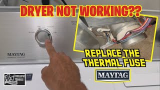 How to Replace Thermal Fuse - Maytag Dryer (Phillips Vision: Episode - 158)