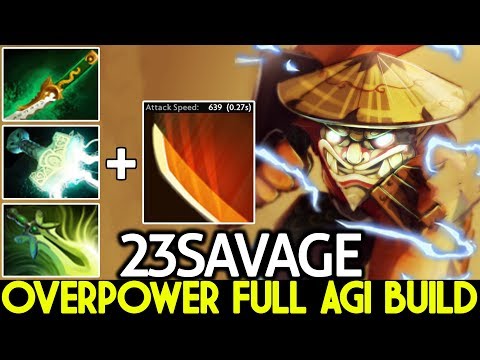 23SAVAGE [Juggernaut] Overpower Full Agi Build Crazy Speed 7.22 Dota 2