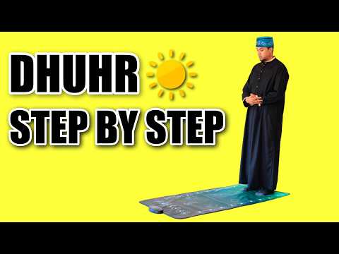 Learn How To Pray Dhuhr for Men (beginners) - with Subtitles/ Translation